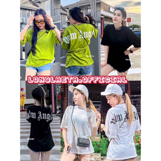 palm Angles t-shirts เสื้อยืด oversize ไหล่ตก สกรีนลาย ปามแองเจิล งานตามหา ป้ายnicha