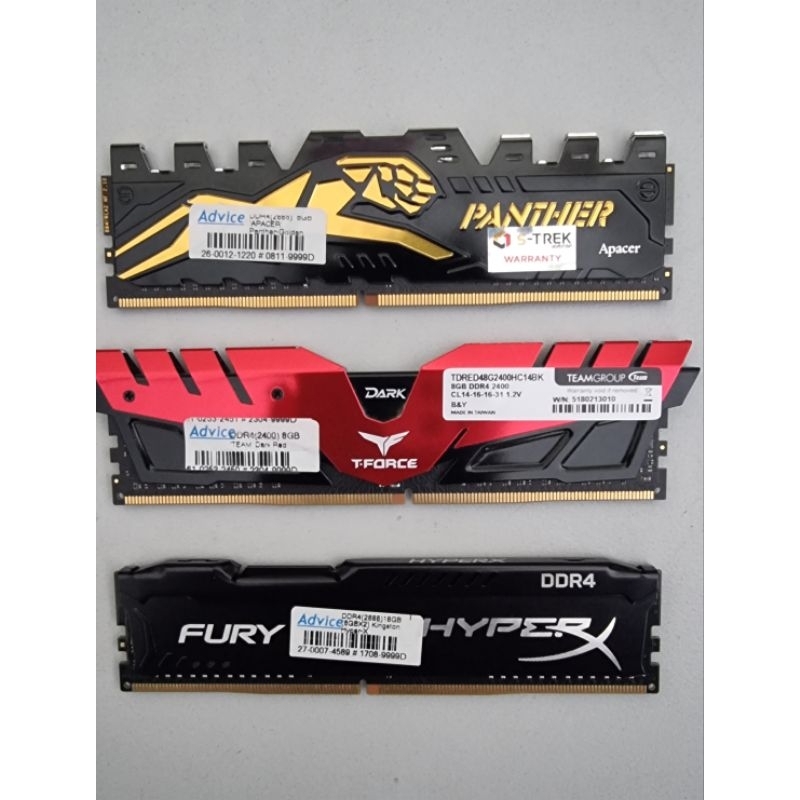 Ram ddr4 ตัวละ8g bus 2666