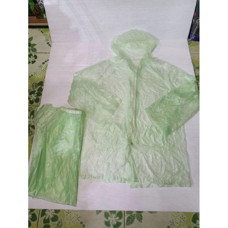 ชุดเสื้อกันฝน ตรามังกร เสื้อพร้อมกางเกง ผ้า PVC thumbnail 5