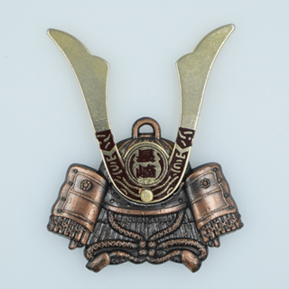 Samurai Helmet Keychain ของสะสมญี่ปุ่น Figures Vintage keychain models Collectible Japan Vintage พวงกุญแจ เเละๆ