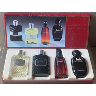 La Collection Pour Homme Christian Dior Paris set 4 Bottle x10ml = 40 ml Extremely Rare.