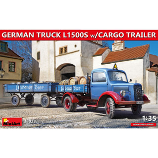 1/35 German Truck L1500S w/Cargo Trailer [MI 38023]