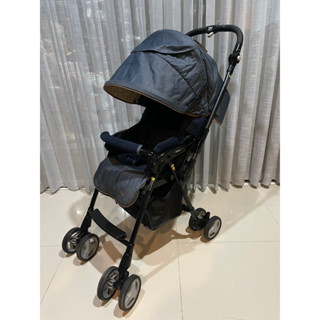รถเข็น pigeon (high seat) สียีนส์ ใหม่สวยไม่มีตำหนิ