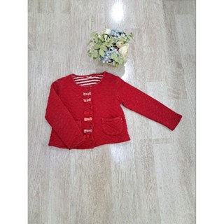 Used เสื้อคาดิแกนเด็กผู้หญิงญี่ปุ่น ❤️ 99 บาท❤️ แบรนด์ moujonjon