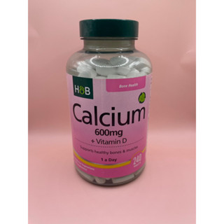 💙แท้💯%นำเข้าจากอังกฤษ🇬🇧Holland &amp; Barrett🌟Calcium 600 mg + Vitamin D ✨เสริมกระดูก กล้ามเนื้อ แข็งแรง🌟 บำรุงยาวๆ 240 เม็ด✨