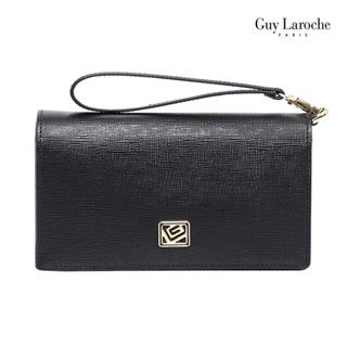 Guy Laroche กระเป๋าสตางค์ 3 พับกลาง รุ่น AGP0044 - สีดำ