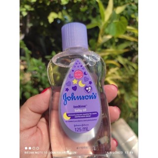 New Lot💜Johnson Bedtime Baby Oil ขนาด 125 มล . จอห์นสัน เบดไทม์ เบบี้ออย แท้ จาก Shop