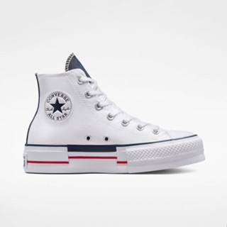 Converse รองเท้าผ้าใบผู้หญิง Chuck Taylor All Star Lift Retro Denim Hi White ( A03961CU3WTXX )