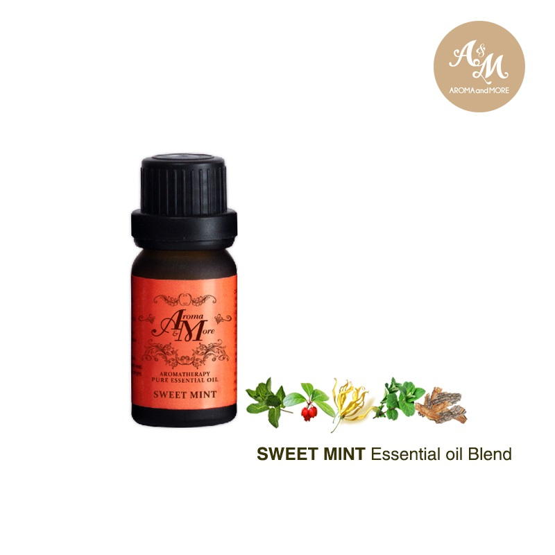 Aroma&More Sweet Mint Essential Blend 100% / น้ำมันหอมระเหยของกลุ่มมินต์ เติมเต็มความหอม สดชื่น 5/10/30ML