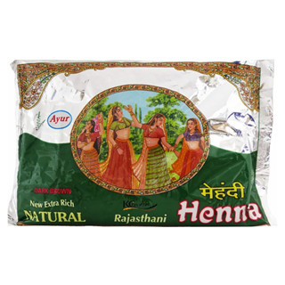 Ayur Henna Dark Brown 200g New Extra Rich Natural 200g