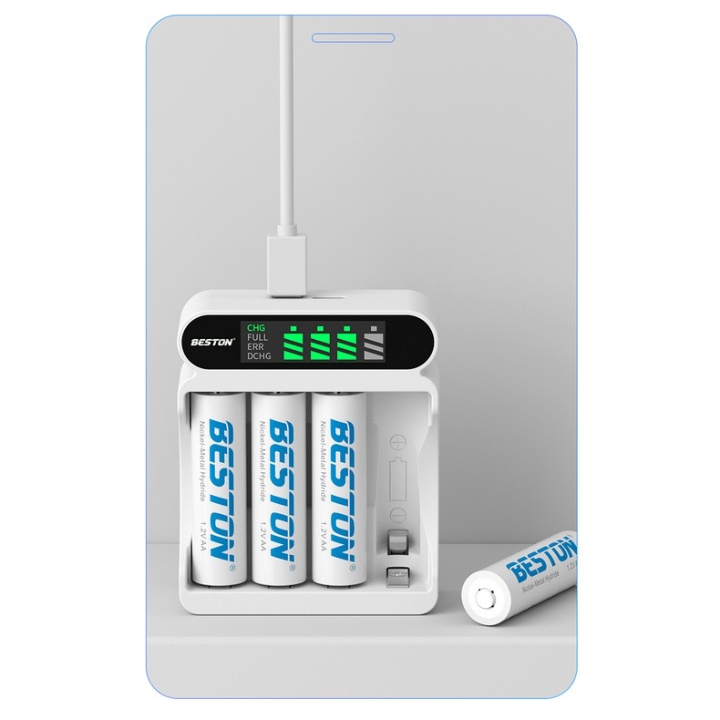 BESTON C9023L เครื่องชาร์จ ถ่าน AA / AAA Ni-MH 4 ช่อง