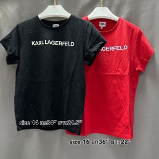 ★ New ของแท้ 100% เสื้อยืด Karl lagerfeld