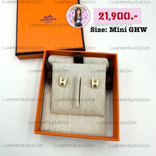 👜: New!! Hermes Earrings Mini Pop GHW‼️ก่อนกดสั่งรบกวนทักมาเช็คสต๊อคก่อนนะคะ‼️