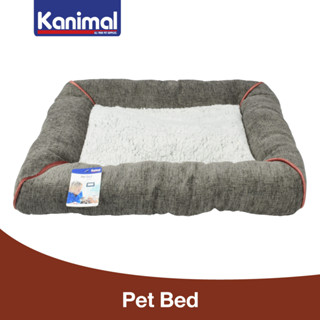 Kanimal Pet Bed ที่นอนสุนัข ที่นอนแมว รุ่น Classic เบาะนอนนุ่มพิเศษ สำหรับสุนัขและแมว Size L ขนาด 71x50x8 ซม.