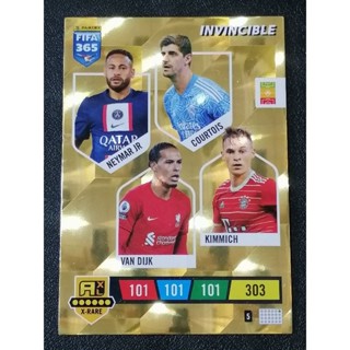 การ์ดฟุตบอล INVINCIBLE PANINI FIFA 365 ADRENALYN XL 2023