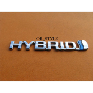 โลโก้ HYBRID TOYOTA ขนาด 15x2cm