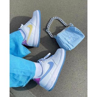 (Pre-order 10-14 days) Nike air force 1 07 UV swoosh reactive 🌈☀️  น้องโดนแดดแล้วสวูชกับส้นจะเปลี่ยนสีได้