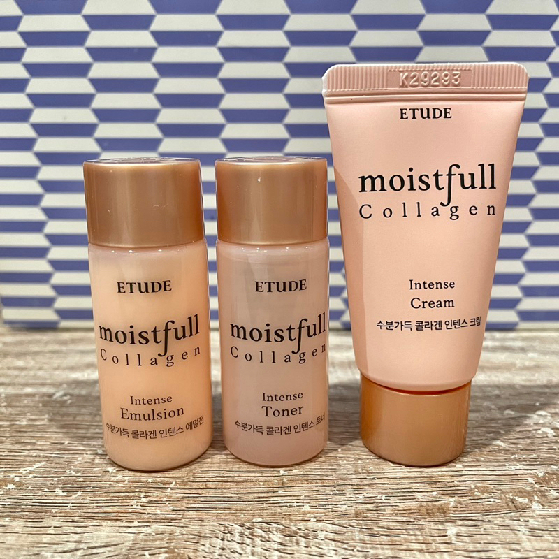 Etude moistfull collagen intense (เซต 3 ชิ้น) 15ml ของแท้ %