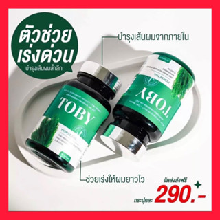 TOBY HORSETAIL หญ้าหางม้าสกัดเย็น โทบี้หางม้า (1กระปุก/30เม็ด) อาหารเสริมบำรุงผม วิตามินบำรุงเส้นผม