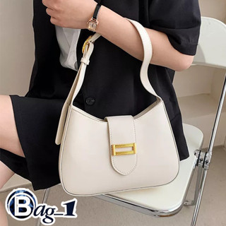 bag(BAG1879) กระเป๋าหนังสะพายไหล่เกาหลี เรียบหรูดูแพง