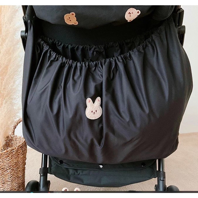 [ซื้อจากVideo&Liveลด100] พร้อมส่งในไทย🧸ถุงใส่สัมภาระรถเข็นเด็ก ปักลายน่ารัก สไตส์เกาหลี - รูปที่ 2