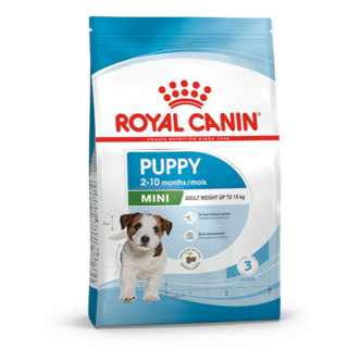 Royal Canin Mini Puppy อาหารเม็ด สำหรับลูกสุนัข พันธุ์เล็ก อายุ 2 - 10 เดือน (นน. โตเต็มวัยต่ำกว่า 10 กก.) ขนาด 4 Kg