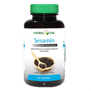 Sesamin Black Herbal One งาดำ อ้วยอัน 60 Capsule