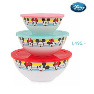 เซ็ตชามสลัด จาก Disney store 🇺🇸 :  Mickey and Minnie Mouse Mixing Bowl Set