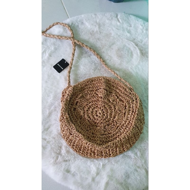 กระเป๋าสานวินเทจทรงกลม #มือสองงานญี่ปุ่น จากร้าน 2nd street