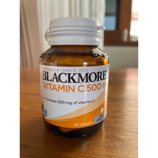 ‼️สินค้าขายดี‼️Blackmore Vitamin C 500mg (แบบ60เม็ด)