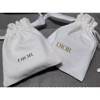 ถุงรูดผ้าแคนวาสของขวัญDior แท้100%