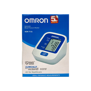 [ใหม่ทุกเดือน] Omron เครื่องวัดความดัน รุ่น HEM-7124 รับประกัน 5 ปี (มีใบอนุญาต)