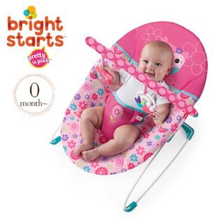 ที่นอน Bright Starts Happy Flowers Vibrating Bouncer มือสอง ญี่ปุ่น