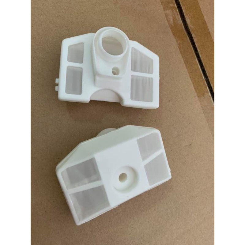 F47 กรองอากาศ สีขาว เลื่อยโซ่ 5200 5800 รุ่นสั้น