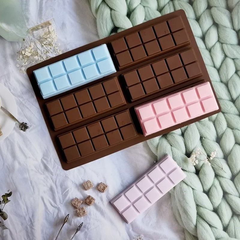 แม่พิมพ์ซิลิโคน พิมพ์ชอคโกแลต chocolate bar 6 ช่อง ทำชอคโกแลตดูไบได้ค่ะ