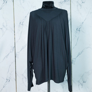 เสื้อแขนยาวผู้หญิงมุสลิม ทรงค้างคาวคอวี ผ้ายืดใส่สบาย DA90 รุสมีนี