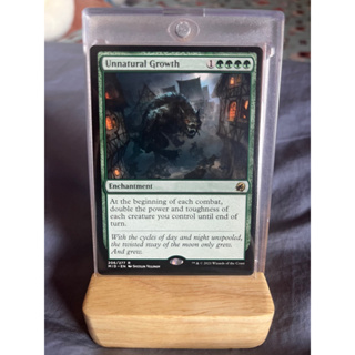 การ์ด MTG Unnatural Growth Green Magic the Gathering EDH รุ่น MID สภาพ Nm