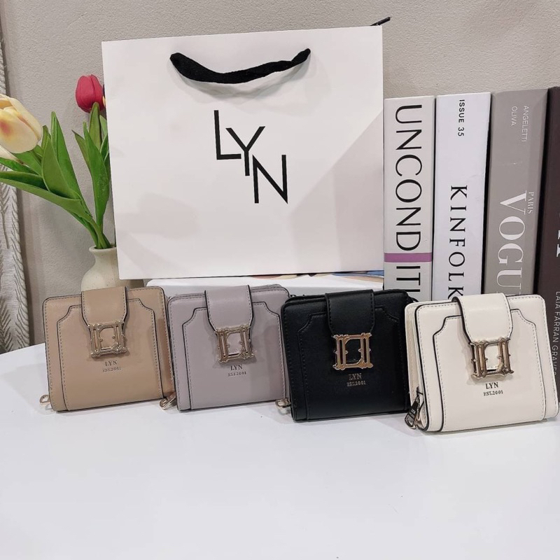 💯กระเป๋าสตางค์ lyn 💸ใบสั้น 💢งานOutlet