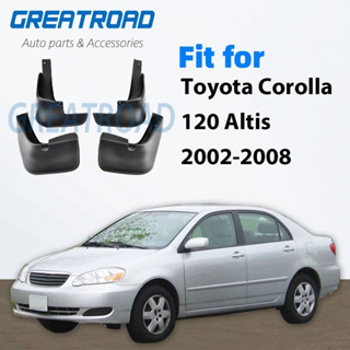 บังโคลน Toyota Corolla Altis หน้าหมู ปี 2002-2008 ของใหม่ชุดสี่ชิ้นงานเนียนหนาเเข็งเเรง