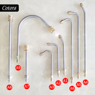 Cotora ก้านล้างแอร์ หัวฉีดล้างแอร์ ก้านฉีดน้ำสแตนเลส 500 PSI สวมเร็ว 1/4นิ้ว หัวฉีดน้ำแรงดันสูง