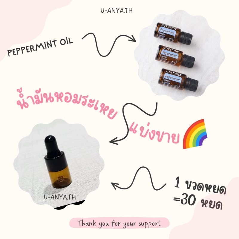 🌈น้ำมันหอมระเหย​ แบ่งขาย​ 3 ml.​🌈 Mask​ Drop​ หยดแมส