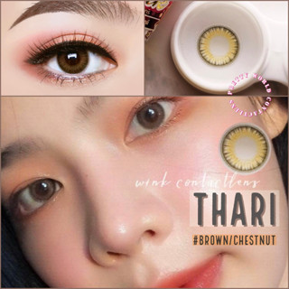 🔥 Wink : Thari Mini Brown มินิ ผลิตเกาหลี 🇰🇷ลายฮิต สายตา ปกติ ถึง -10.00