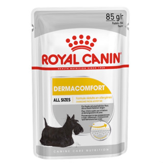 Royal Canin Dermacomfort Loaf อาหารเปียก แบบเนื้อบดละเอียด สำหรับสุนัขโต 85 g