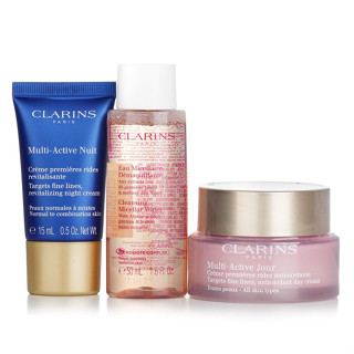 CLARINS - Multi Active Set: - 3pcs+1bag