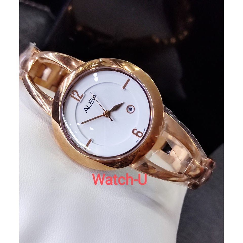 นาฬิกาข้อมือ Alba Pinkgold รุ่น AH7D10X1 AH7D10X AH7D10