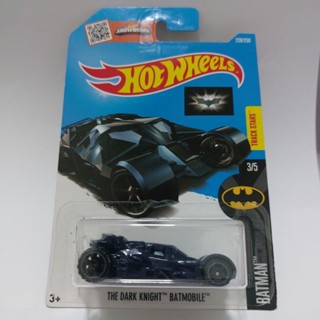 รถเหล็ก Hotwheels THE DARK KNIGHT BATMOBILE สีดำ (ib40)