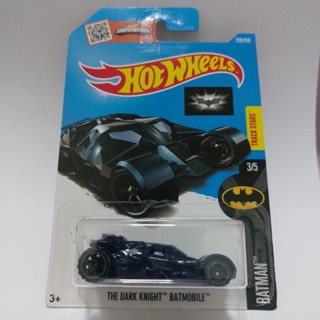 รถเหล็ก Hotwheels THE DARK KNIGHT BATMOBILE สีดำ (ib40)