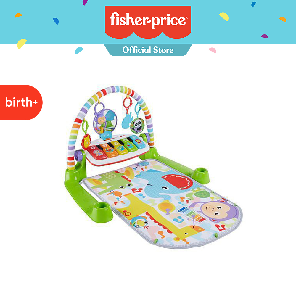 Fisher Price Deluxe Kick & Play Piano Gym ฟิชเชอร์ไพรซ์ เปียโน เพลยิม สำหรับเด็กแรกเกิดขึ้นไป FGG45