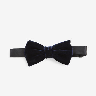 SUIT SELECT Velvet Bowtie (Navy)