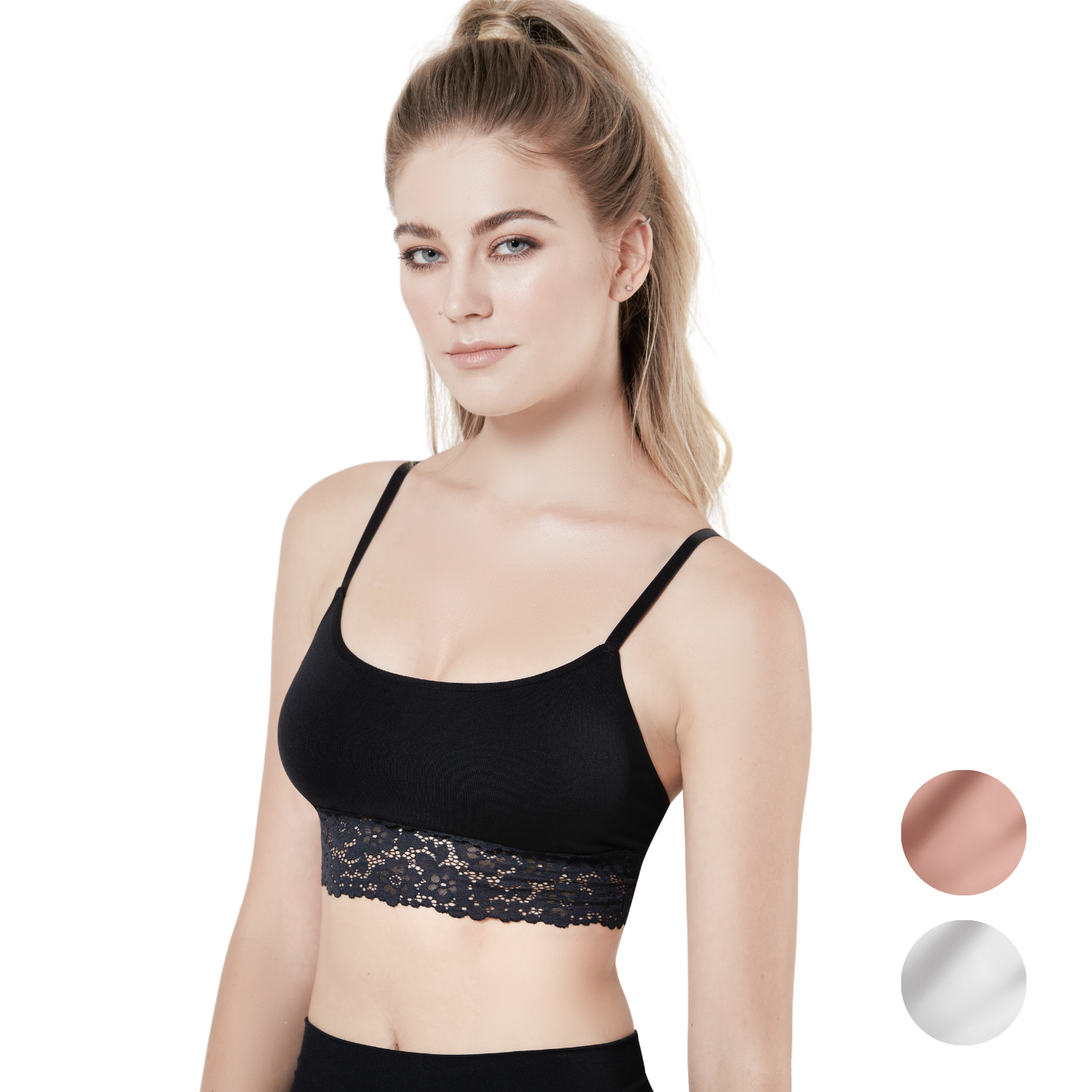 Cherilon เชอรีล่อน ECO LACE 3 สี บราลูกไม้ กางเกงใน กางเกงในลูกไม้  กระชับ ยืดหยุ่น NIC-FHEC01 + NIC